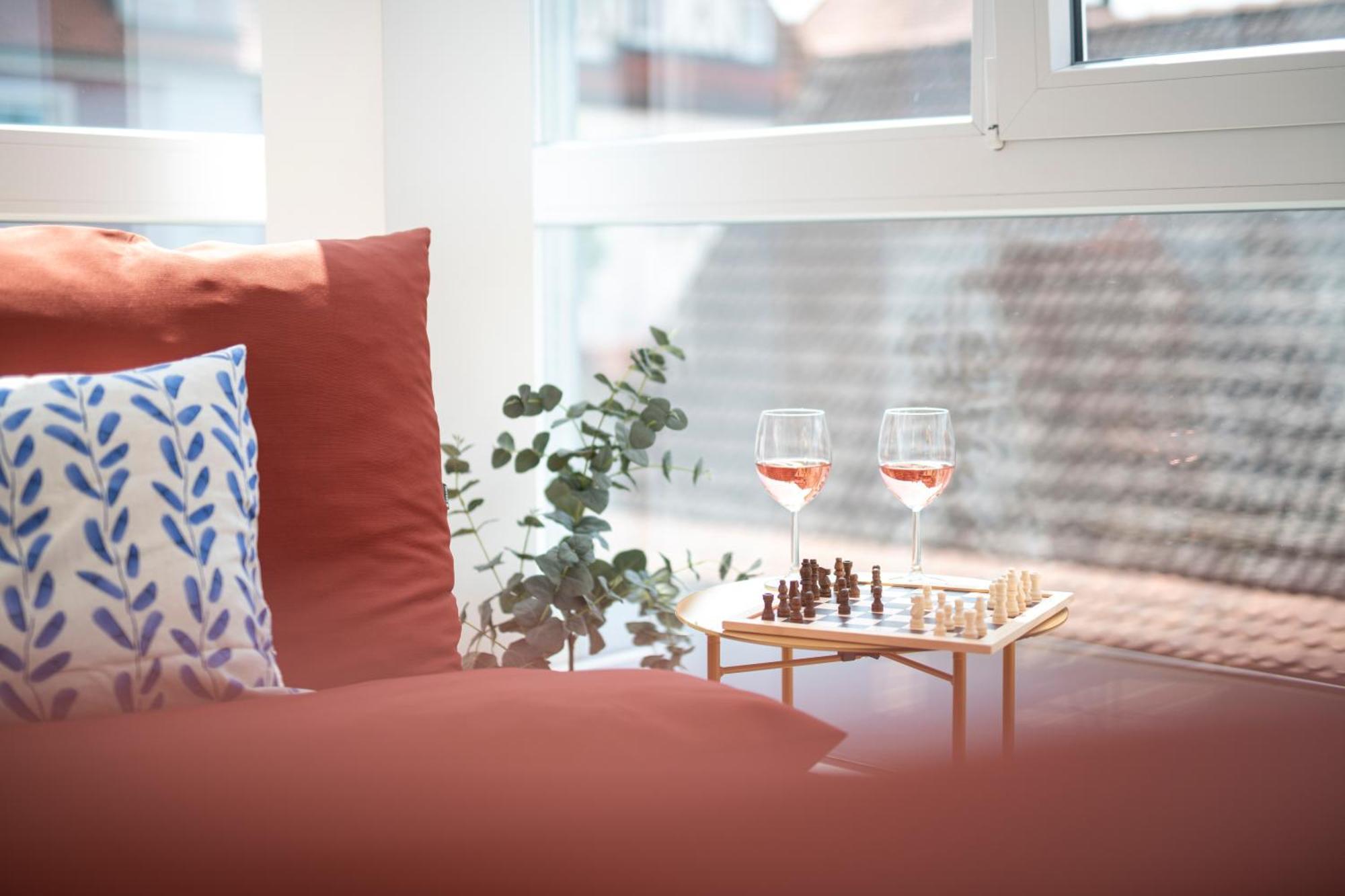 Bunter Hund Apartments - Zentrales Apartment, Parkplatz, Wintergarten, Kinderzimmer Rothenburg ob der Tauber Eksteriør billede