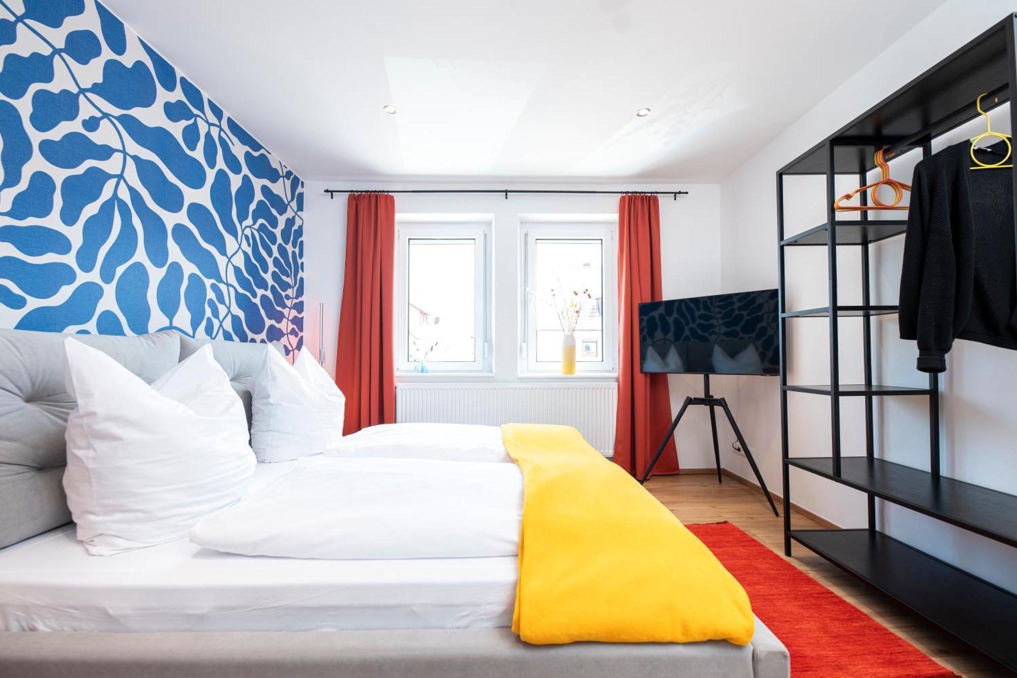 Bunter Hund Apartments - Zentrales Apartment, Parkplatz, Wintergarten, Kinderzimmer Rothenburg ob der Tauber Eksteriør billede