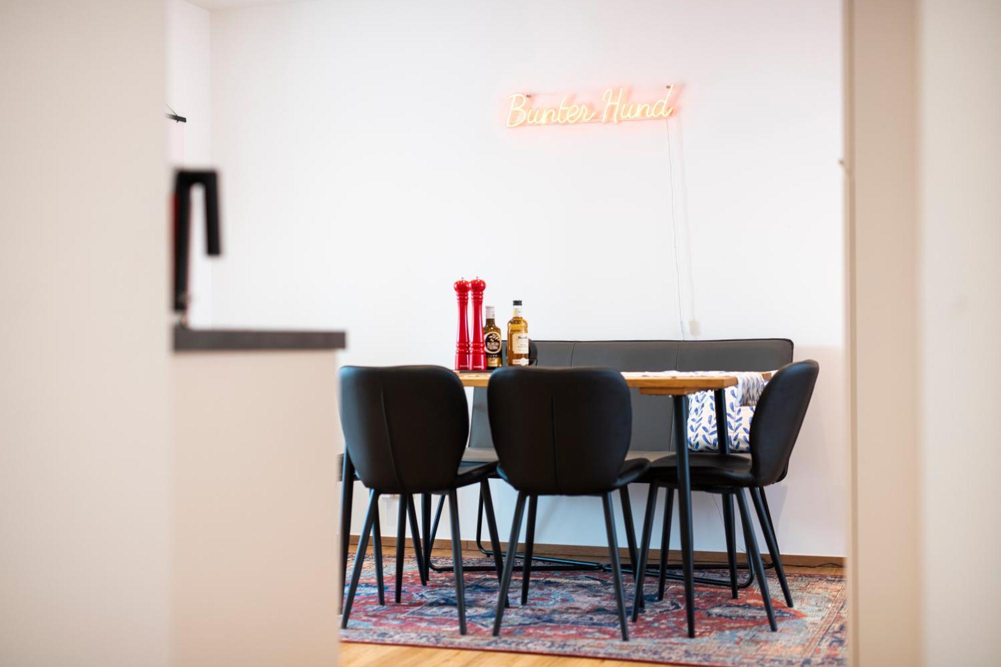 Bunter Hund Apartments - Zentrales Apartment, Parkplatz, Wintergarten, Kinderzimmer Rothenburg ob der Tauber Eksteriør billede